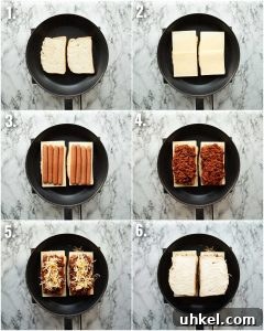 how to make a chili cheese dog sandwich 6 step by step photos showing how to make a chili cheese dog sandwich