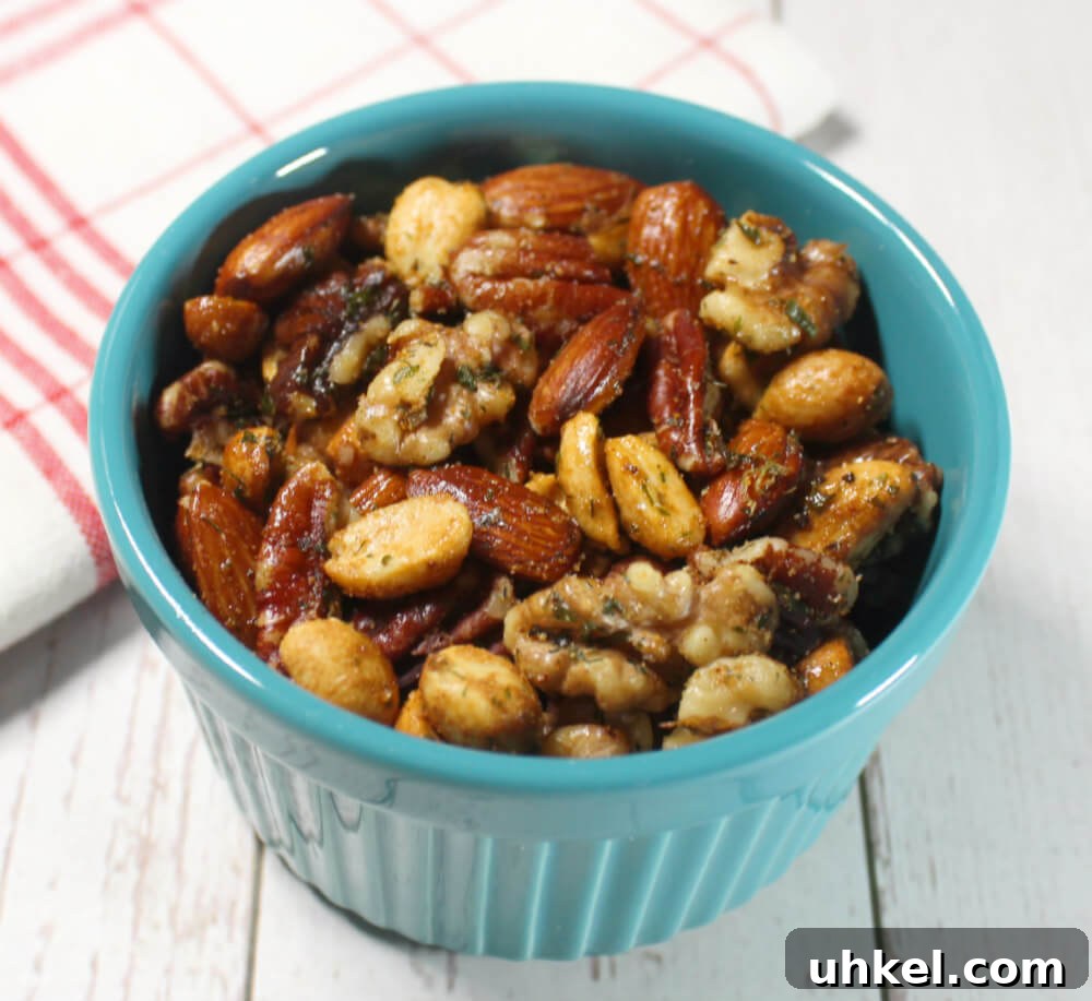 Keto Ranch Roasted Nuts Recipe — Crispy Low-Carb Snack 6 Ranch Roasted Keto Nuts5