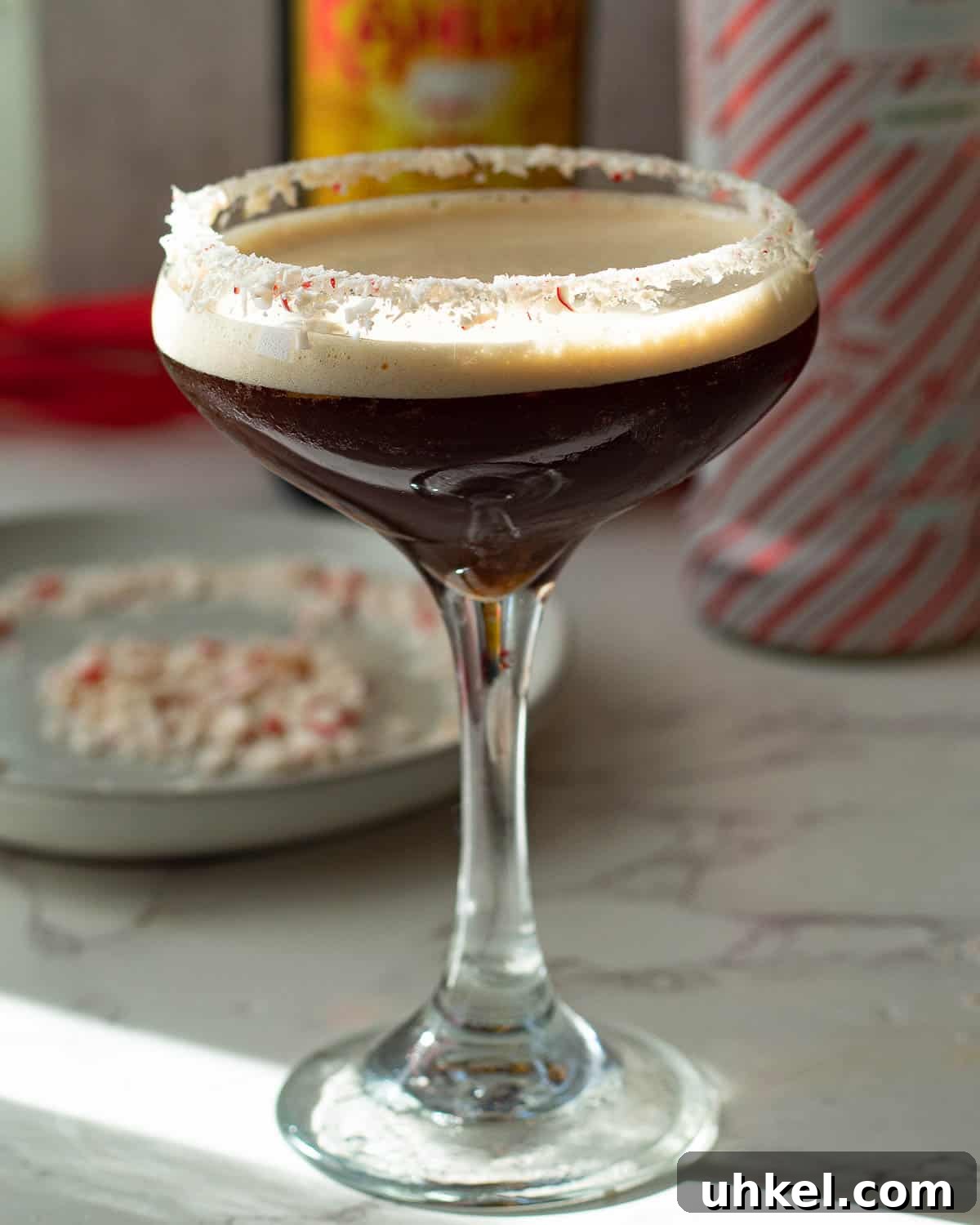 Peppermint Espresso Martini Recipe — Festive Mint Coffee Cocktail 11 kahlua peppermint mocha