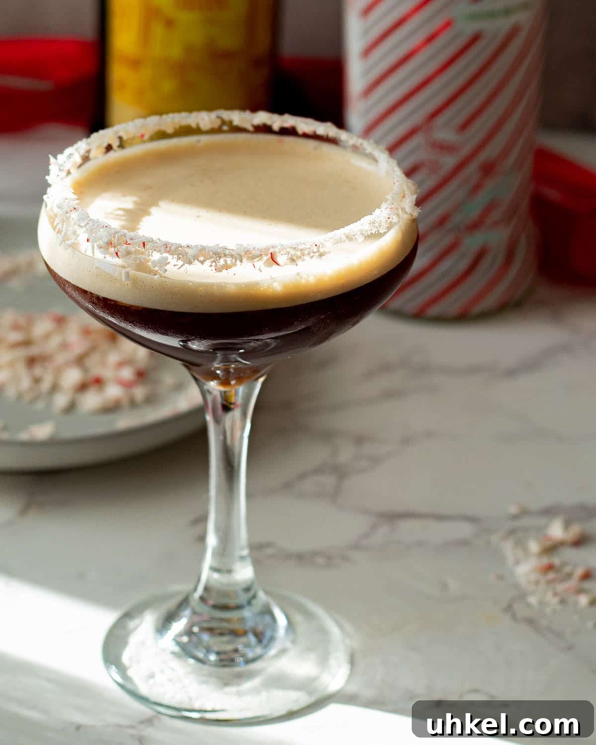 Peppermint Espresso Martini Recipe — Festive Mint Coffee Cocktail 5 peppermint mocha martini