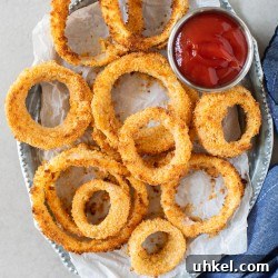 how to make gluten free air fryer onion rings