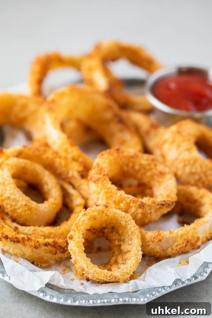 gluten-free air fried onion rings