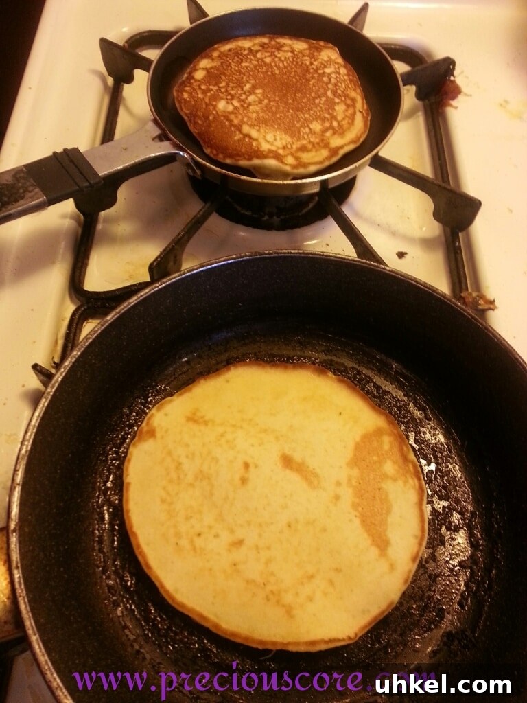 Fluffy Coconut Pancakes with Toasted Coconut Topping 7 img 170 6