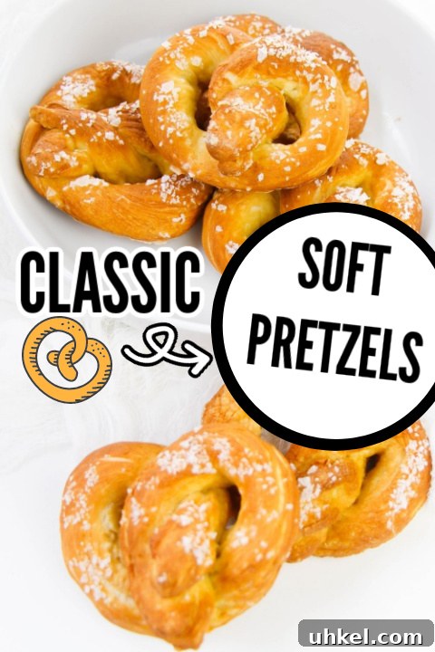 soft pretzels on white counter 