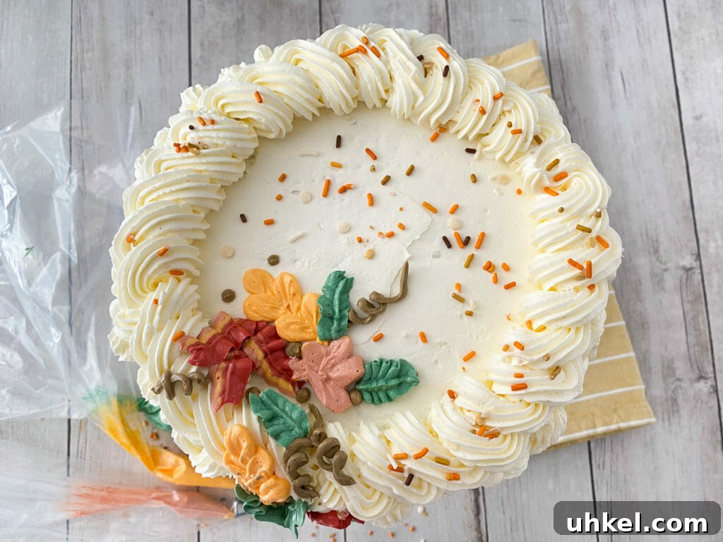 Autumn Layer Cake Recipes: 3 Ways to Bake 1–4 Layers 2 Fall Leaf Cake