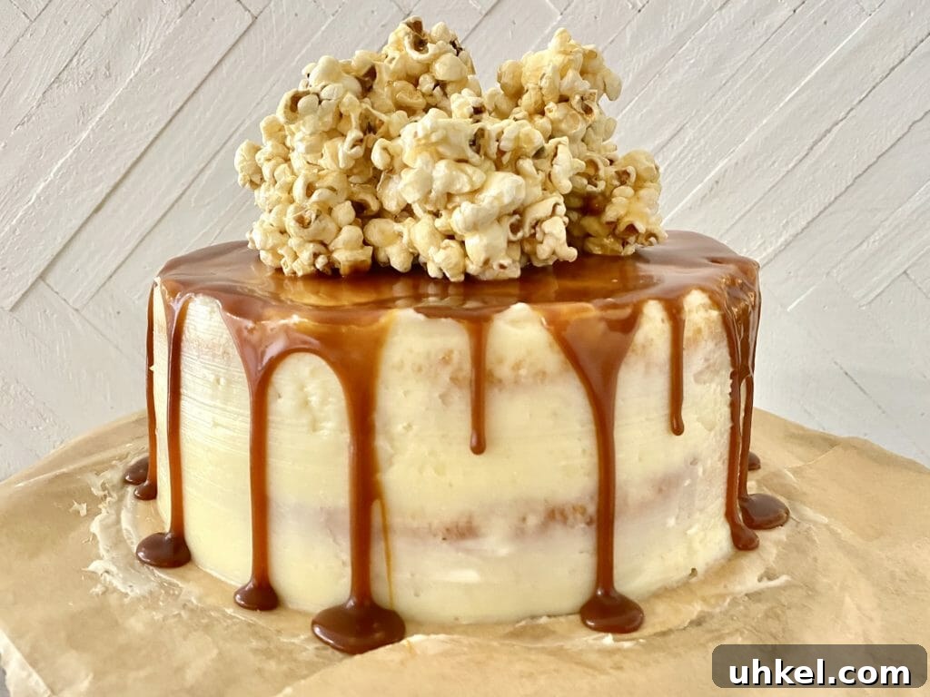 Autumn Layer Cake Recipes: 3 Ways to Bake 1–4 Layers 4 Caramel Popcorn Cake