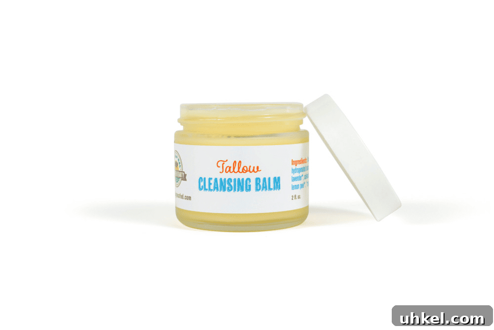 Beef Tallow for Skin: 10 Top Products to Try 12 beef tallow for skincare Buffalo Gal Grassfed Beauty Cleansing Balm