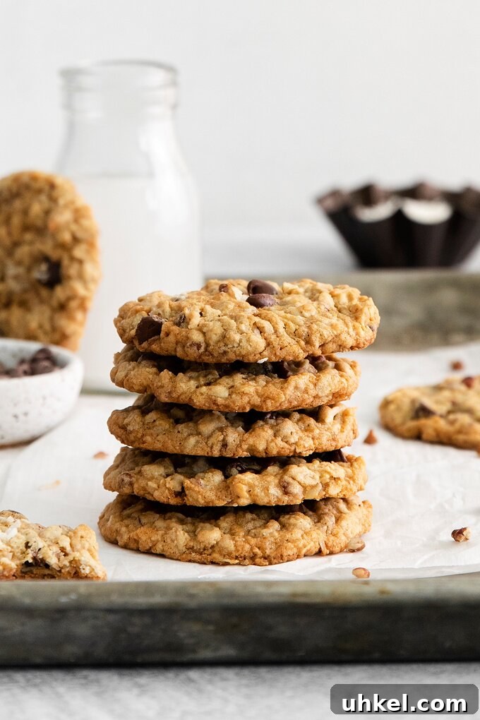 Hearty Cowboy Cookies Recipe: Chocolate, Oats & Pecans 6 img 18878 10