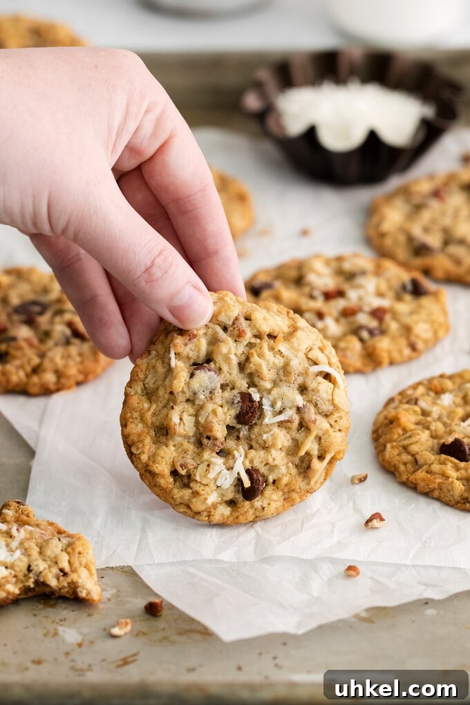 Hearty Cowboy Cookies Recipe: Chocolate, Oats & Pecans 8 img 18878 14