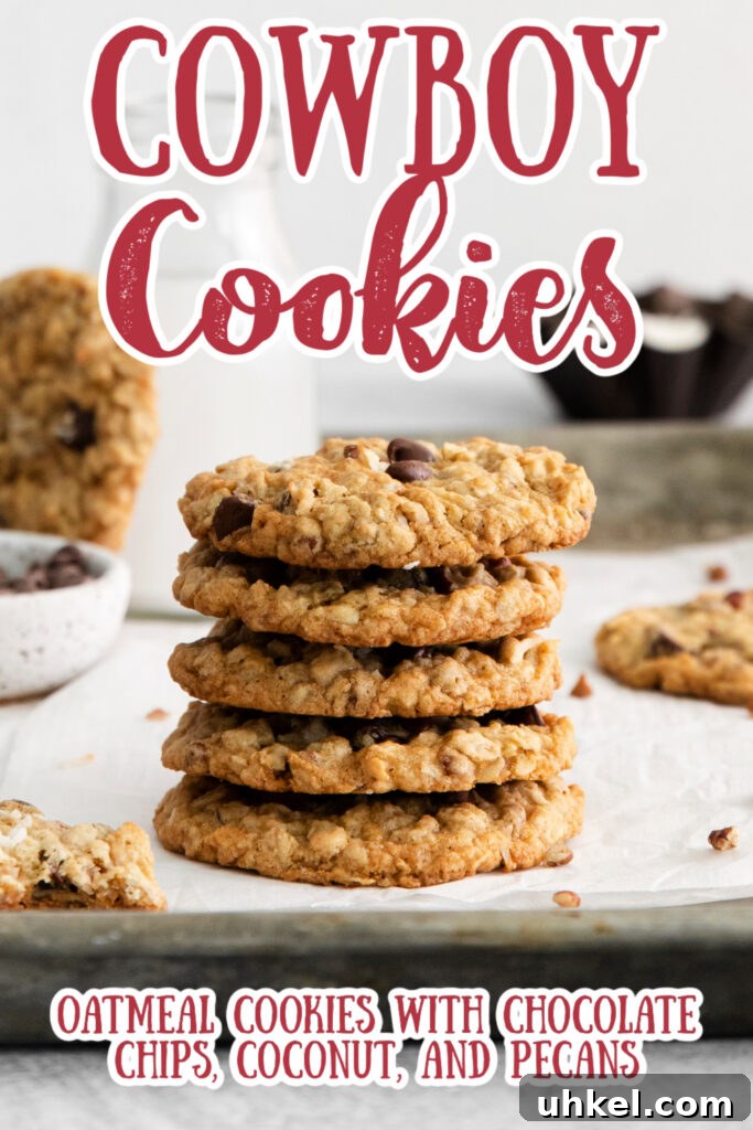 Hearty Cowboy Cookies Recipe: Chocolate, Oats & Pecans 15 img 18878 34