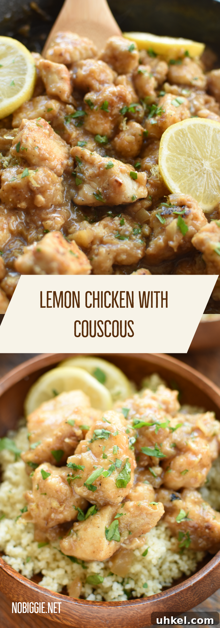 Zesty Lemon Chicken with Fluffy Couscous and Herbs 6 lemon chicken with couscous