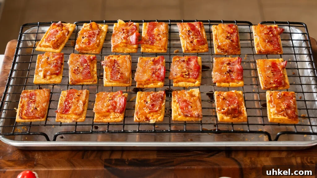 Candied Bacon Crackers: Sweet and Salty Holiday Snack Recipe 5 img 21314 7