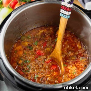 Instant Pot Stuffed Pepper Soup Recipe for Busy Weeknights 11 stuffed peppers soup low carb
