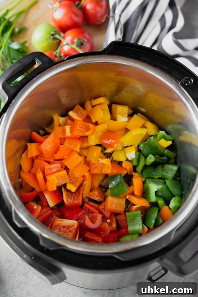 Instant Pot Stuffed Pepper Soup Recipe for Busy Weeknights 7 Vegetables for stuffed peppers soup