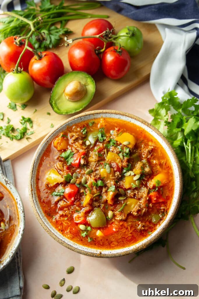 Instant Pot Stuffed Pepper Soup Recipe for Busy Weeknights 10 Meal prep stuffed peppers soup