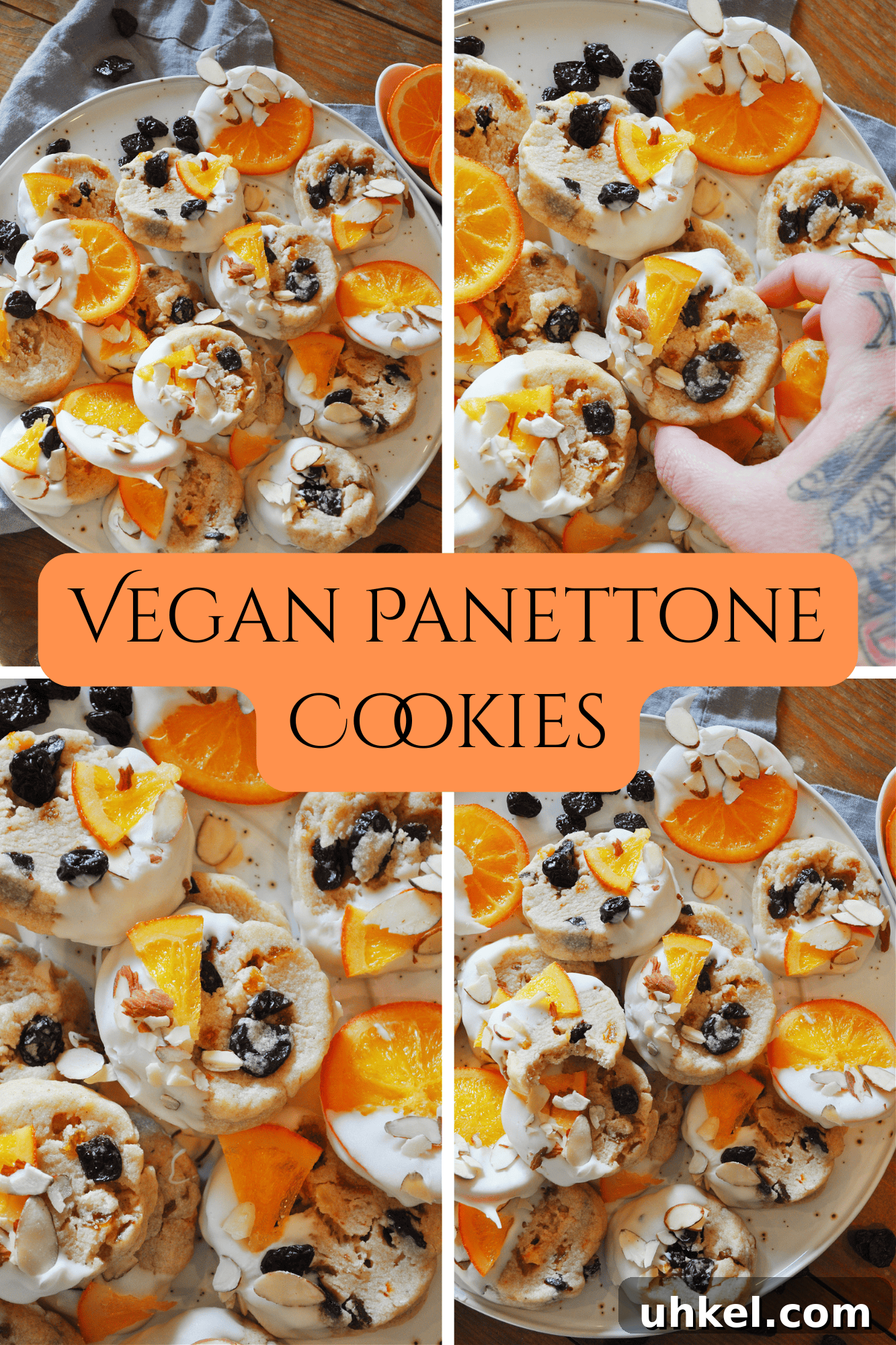 Vegan Panettone Cookies Recipe: Soft Italian Holiday Cookies 6 Vegan Panettone Cookies - Pinterest