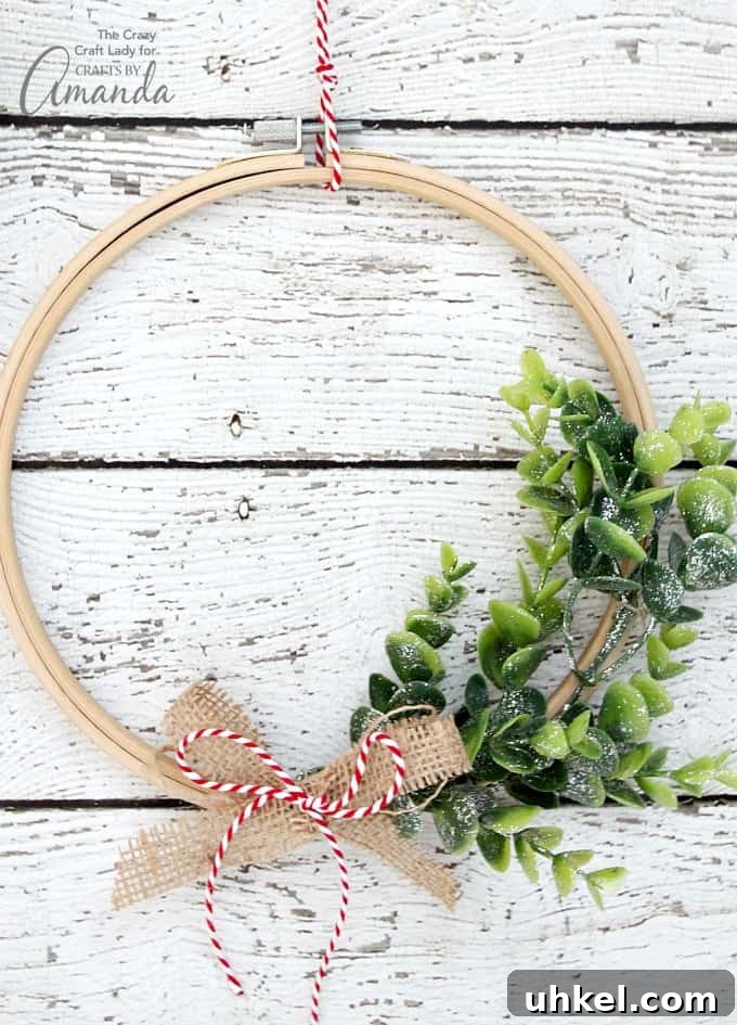 31 Cozy Winter Home Decor Ideas to Refresh Every Room 15 winter embroidery wreath