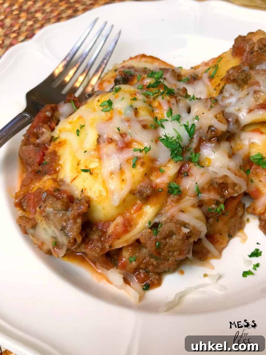 Slow-Cooker Ravioli Lasagna Recipe for Comforting Weeknight Meals 12 Ravioli Lasagna in the Crock Pot