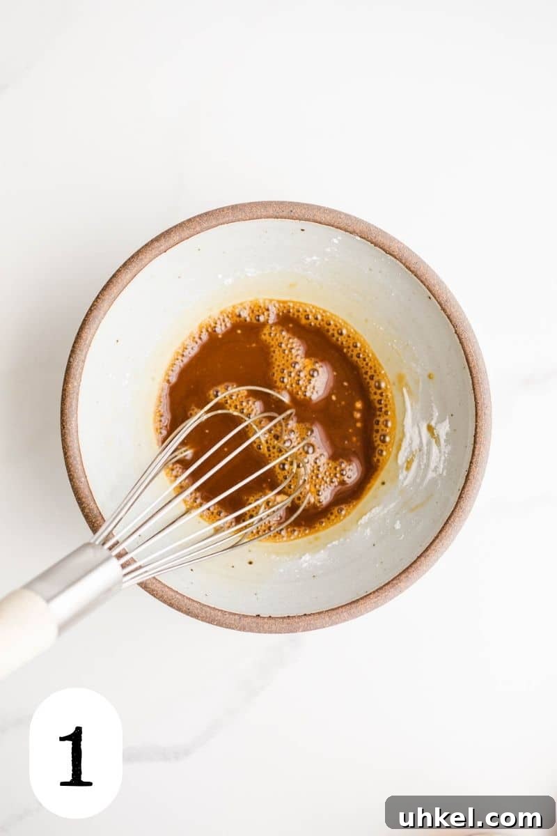 Gluten-Free Stir-Fry Sauce Recipe for Flavorful Quick Meals 4 A bowl with tamari and arrowroot starch.