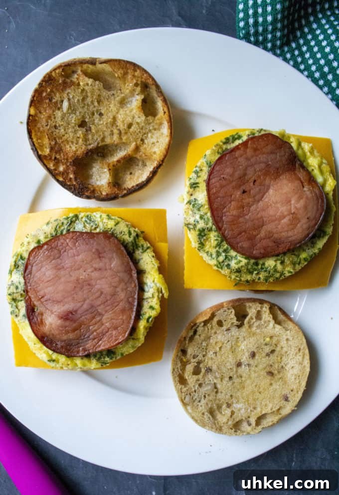 freezer sandwiches on a plate