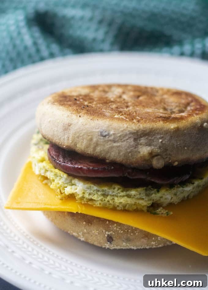 make ahead breakfast sanchwich