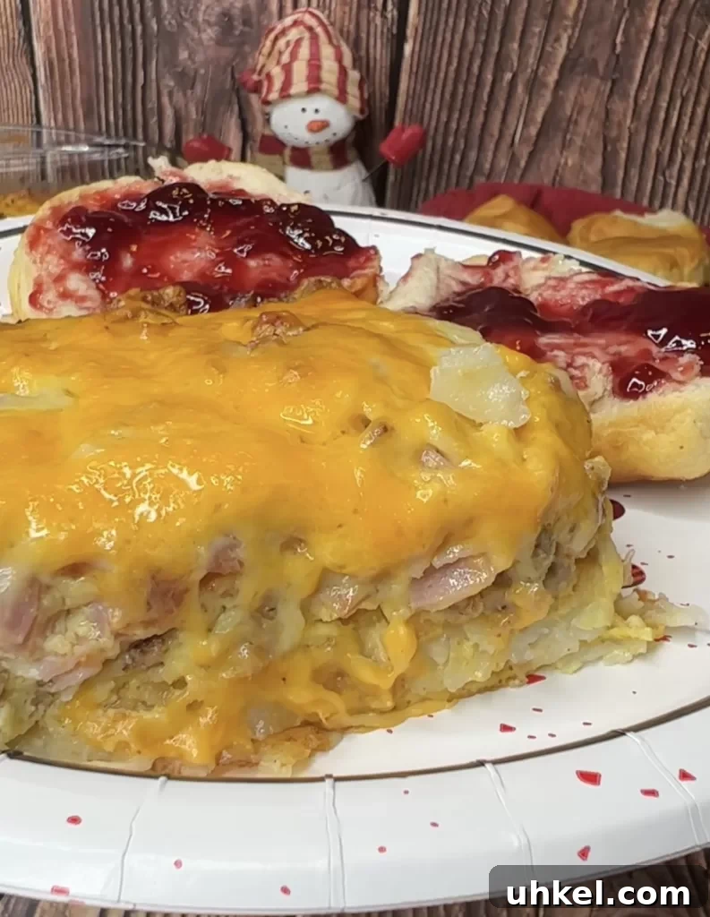 Hearty Loaded Breakfast Casserole with Sausage and Cheese 2 img 2826 1