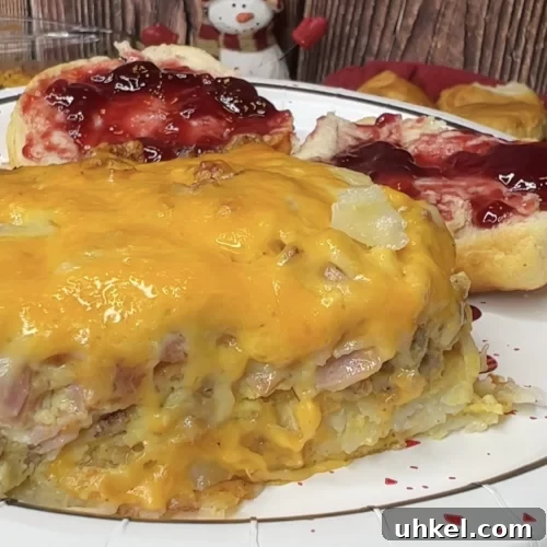 Hearty Loaded Breakfast Casserole with Sausage and Cheese 12 img 2826 11