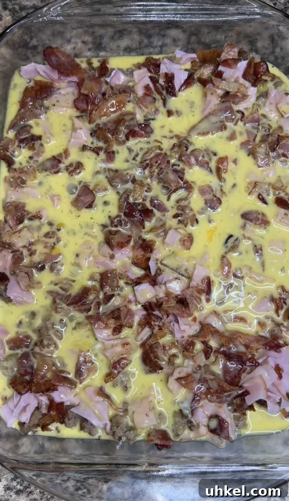 Hearty Loaded Breakfast Casserole with Sausage and Cheese 8 img 2826 7