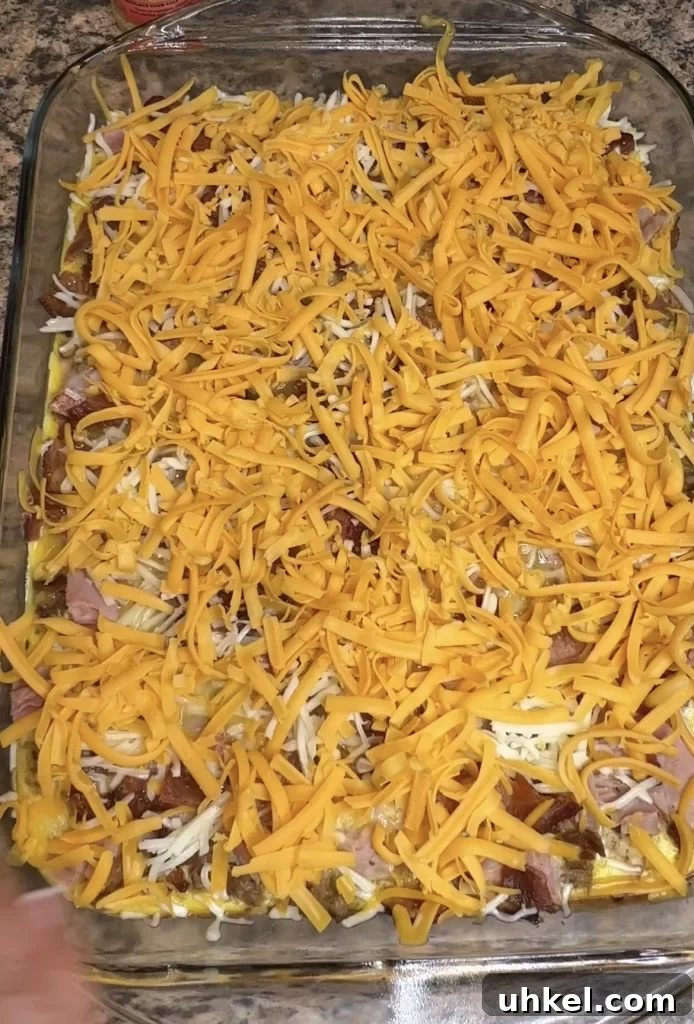 Hearty Loaded Breakfast Casserole with Sausage and Cheese 9 img 2826 8