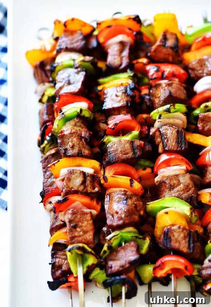 11 Delicious Grilled Skewer Recipes: Chicken, Shrimp, Tofu & Beef 12 Grilled Steak Kebabs