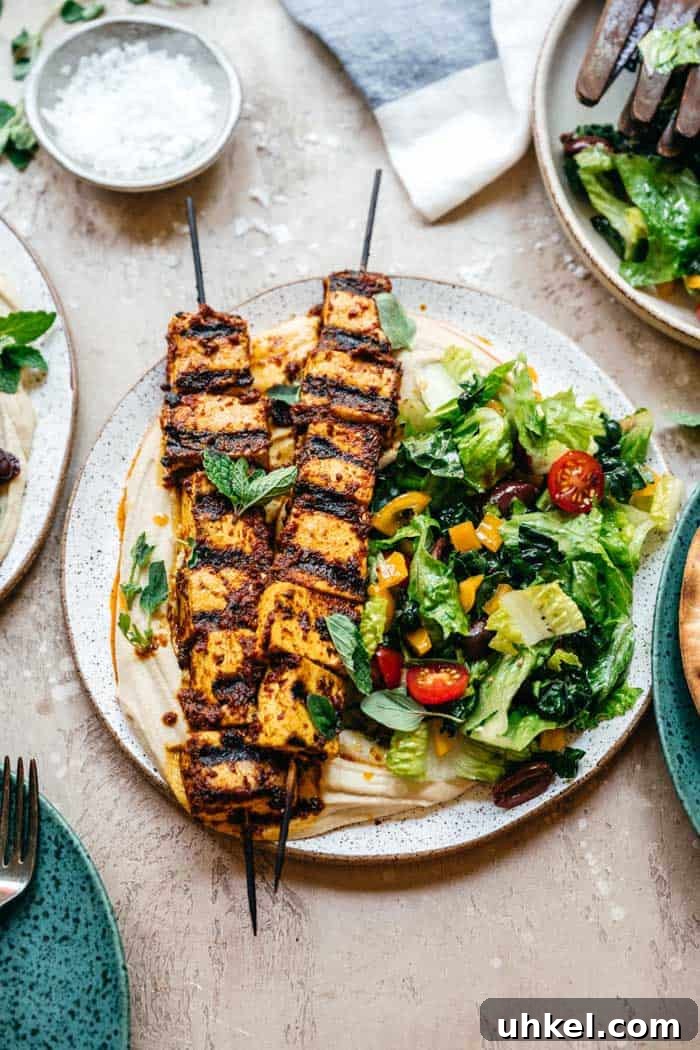11 Delicious Grilled Skewer Recipes: Chicken, Shrimp, Tofu & Beef 13 Mediterranean Grilled Tofu