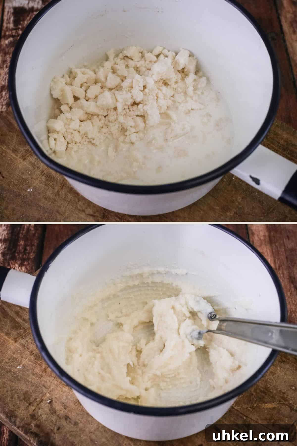 Coconut Cake Without Gluten: Moist Recipe for Allergy-Friendly Celebrations 11 Creamed coconut added to warmed milk and mixed to form a thick smooth paste.