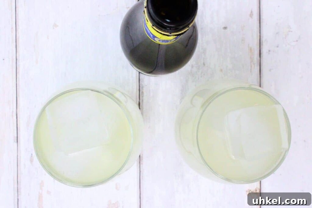 Cîroc Lemonade Spritzer Recipe — Refreshing Vodka Limonata Spritz 6 top vodka lemonade with prosecco