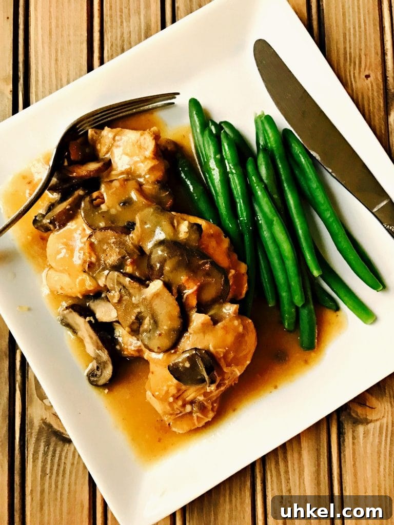 Authentic Chicken Marsala Recipe with Mushrooms and Wine 2 Delicious and easy 21 Day Fix Chicken Marsala for the Instant Pot. Gluten free/dairy free and 21 Day Fix approved.