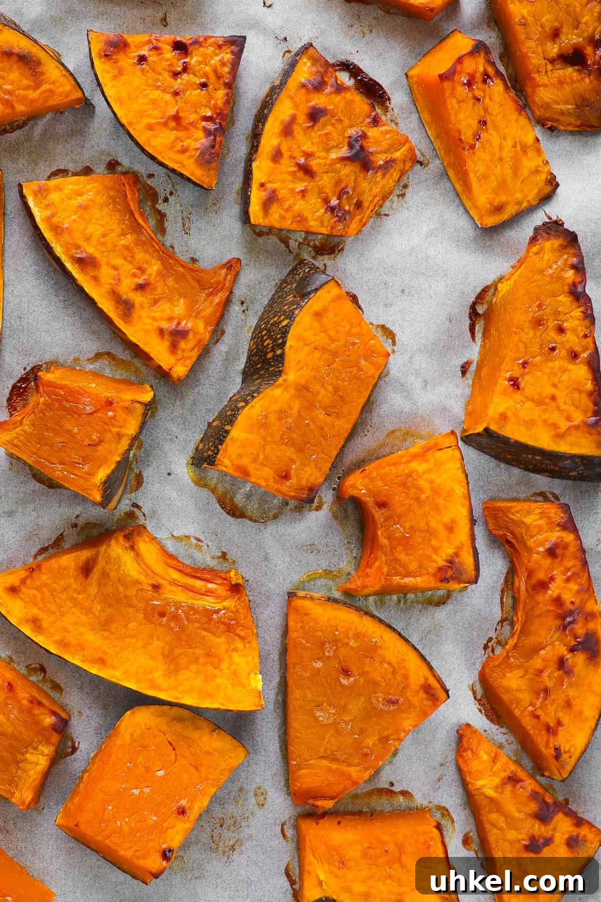 Miso-Glazed Pumpkin and Kale Salad with Toasted Seeds 5 Roasted Miso pumpkin.