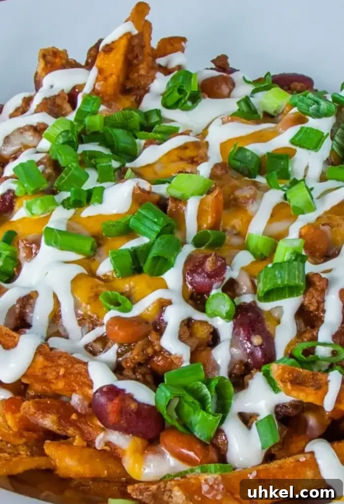 Spicy Loaded Papas Locas — Latin Street-Style Crazy Fries 2 Papas Locas on a plate