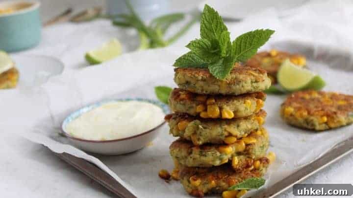 gluten free chickpea and sweetcorn fritters recipe