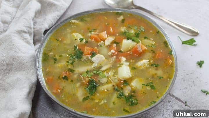 gluten free roast chicken soup recipe from roast chicken leftovers 31