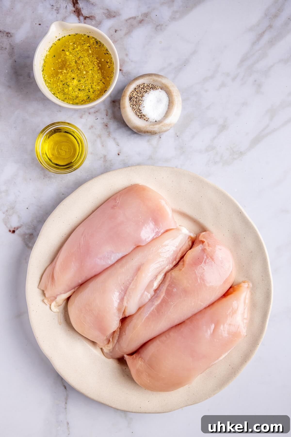 Lazy-Girl Oven-Baked Chicken Breasts: 20-Minute Recipe 4 Lazy Girl Chicken Breasts Ingredients - Olivia Adriance