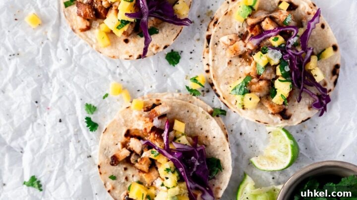 Hawaiian Huli Huli Chicken Tacos