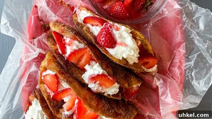 Churro Dessert Tacos