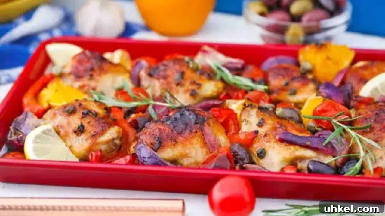 13 Budget-Friendly One-Pan Bakes Everyone Loves This Year 11 One Pan Mediterranean Chicken