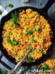 Mixed vegetable rice squared featured image.
