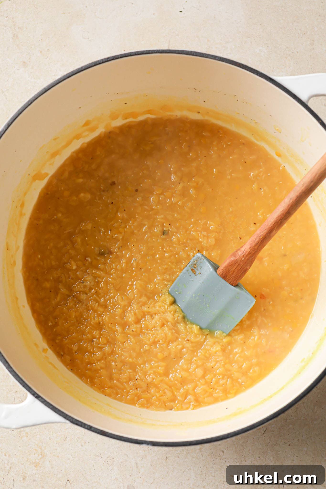 Authentic Masoor Dal (Red Lentil) Recipe for Perfect Flavor 13 Cooked Red lentil added to tarka dal.