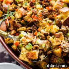 Sausage and Chestnut Ciabatta Stuffing Recipe for Holiday Tables 20 Ciabatta bread stuffing with sausage and chestnuts recipe.