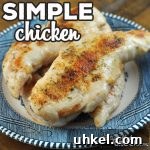 Top Newsletter Recipe Picks: Collection #152 13 This Simple Chicken recipe is the oven version of a favorite crock pot recipe of ours! It is a quick and easy recipe that is delicious!
