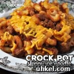 Top Newsletter Recipe Picks: Collection #152 14 We love this Crock Pot Sloppy Joe Noodle Casserole recipe in my house, and I bet you will too! It is easy to make and so delicious!