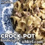 Top Newsletter Recipe Picks: Collection #152 7 This Crock Pot Hamburger Stroganoff is super easy and a great meal that the entire family will love....from the youngest at your table to the oldest!