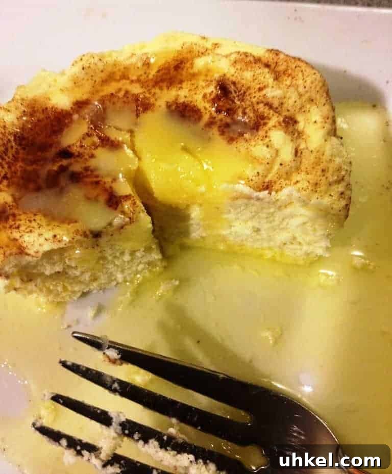 Keto Lemon Danish: Low-Carb Egg-Fast Filling Recipe 4 cut danish on plate with fork