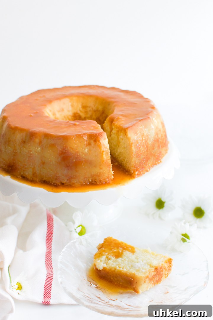 Brazilian Tapioca Pudding Recipe (Pudim de Tapioca) 13 Finished Brazilian Tapioca Pudding